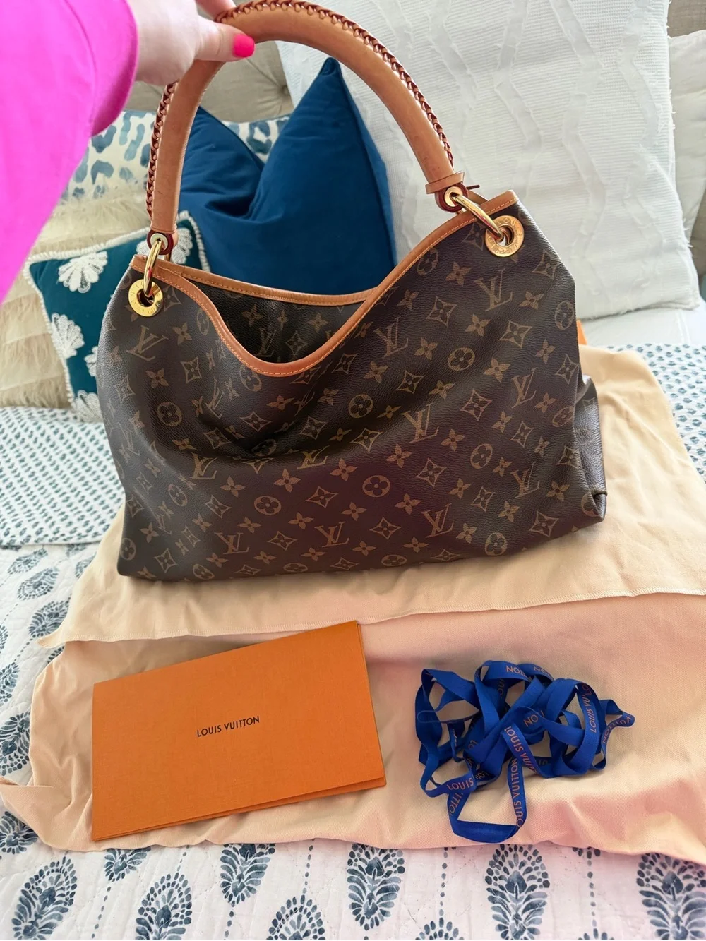 Louis Vuitton Brown Monogram Canvas Handbag ARTSY